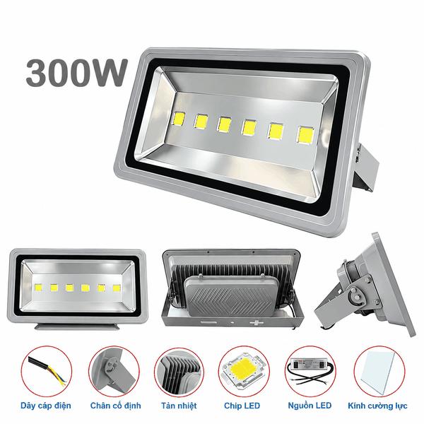 [PHILIPS INSIDE] Đèn Pha LED Floodlight Chiếu Sáng Pha Sân Bóng Đá Thể Thao CITILIGHT CTL116G 300W LED450/CW 220-240V 45000LM