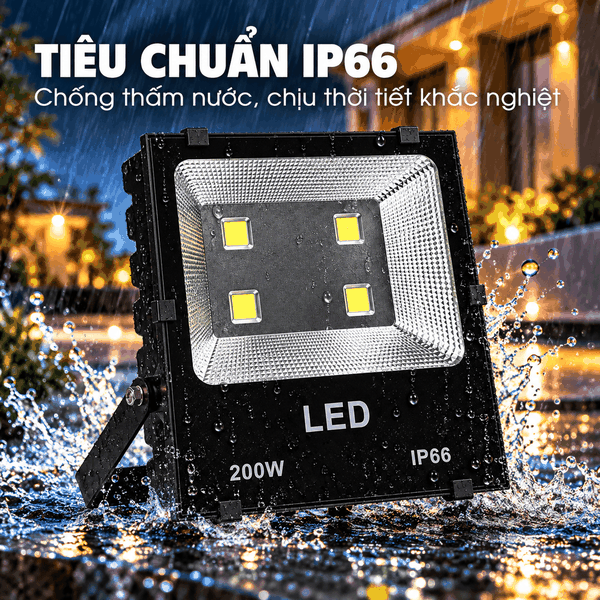 [Philips Inside] Đèn Pha LED Floodlight Chiếu Sáng Bảng Hiệu Banner Quảng Cáo Citilight CTL104F 200W LED300 WW/NW/CW 220-240V 30000LM