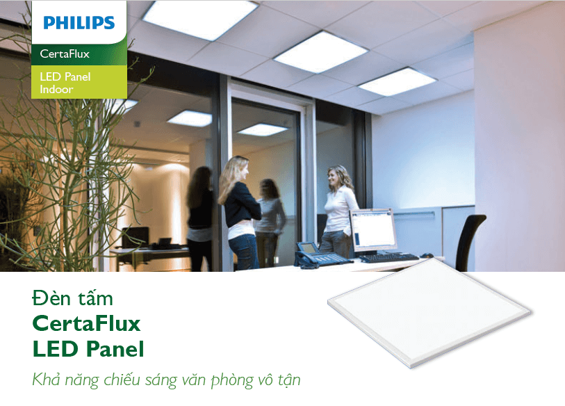 Máng đèn âm trần Led Panel Philips CertaFlux LED Panel 5959 840 GM FG G2 Máng đèn âm trần Led Panel Philips CertaFlux LED Panel 5959 840 GM FG G2