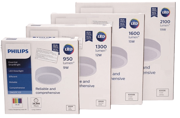 Đèn downlight Led lắp nổi tròn Philips DN027C G3 có nhiều công suất và độ quang thông cao Đèn downlight Led lắp nổi tròn Philips DN027C G3 có nhiều công suất và độ quang thông cao