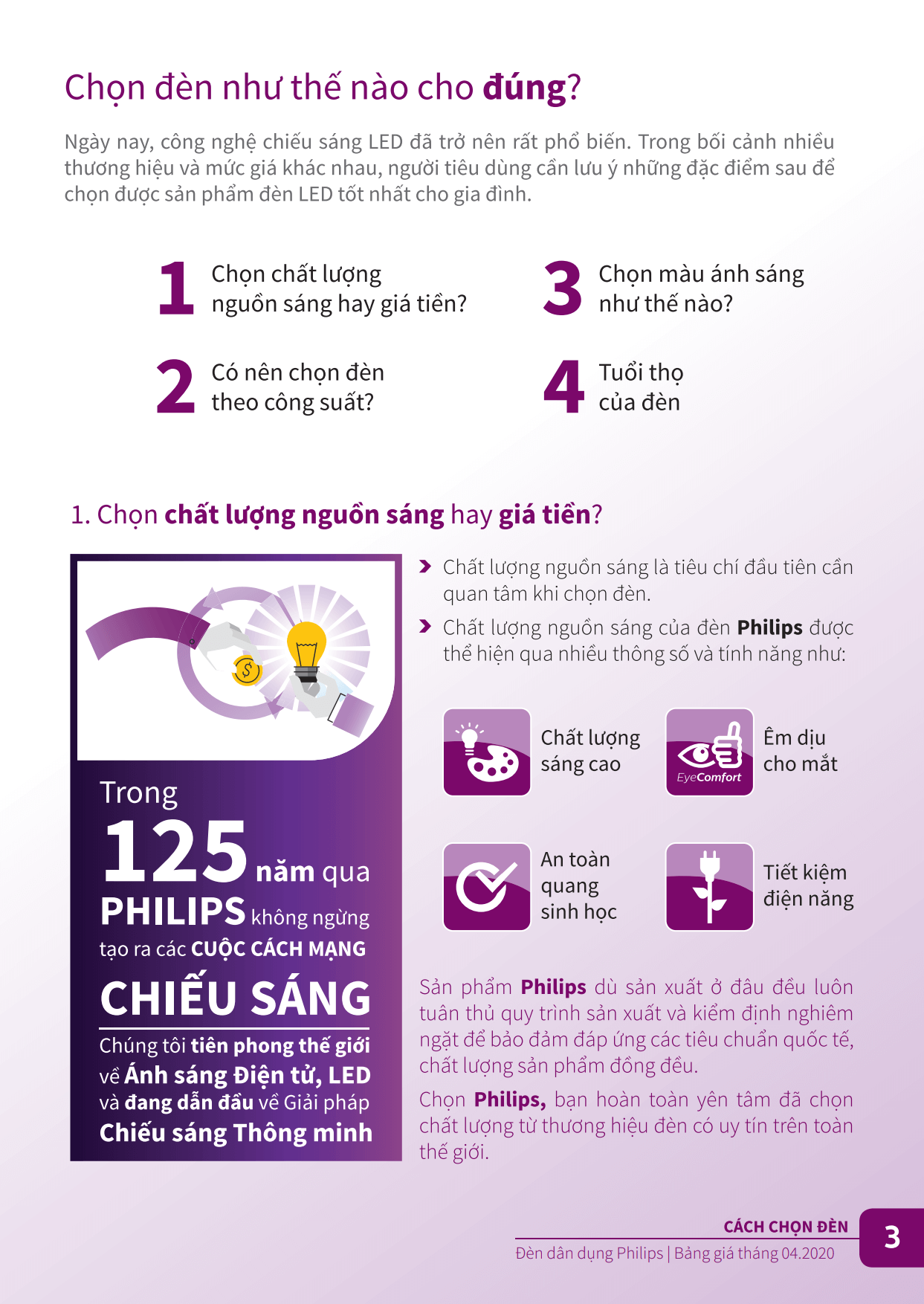 Cách chọn đèn Led Philips cho đúng - bạn lựa chọn chất lượng nguồn sáng hay giá tiền? Cách chọn đèn Led Philips cho đúng - bạn lựa chọn chất lượng nguồn sáng hay giá tiền