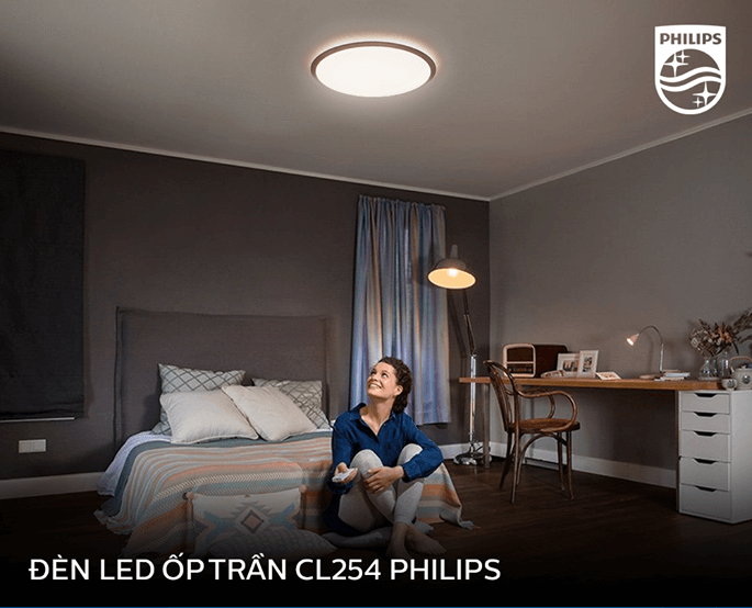 Đèn ốp trần LED Philips CL254 EC RD 20W HV 02 LED CEILING mang ánh sáng ấm áp đến cho căn phòng Đèn ốp trần LED Philips CL254 EC RD 20W HV 02 LED CEILING mang ánh sáng ấm áp đến cho căn phòng