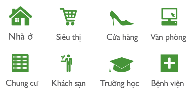 Ứng dụng chung của đèn Downlight âm trần Led PILA Ứng dụng chung của đèn Downlight âm trần Led PILA