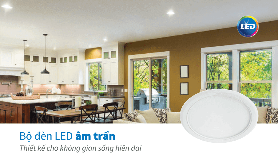 Bộ đèn downlight âm trần LED Philips DN020B G2 LED6/WW 6W 220-240V D90 GM Bộ đèn downlight âm trần LED Philips DN020B G2 LED6/WW 6W 220-240V D90 GM