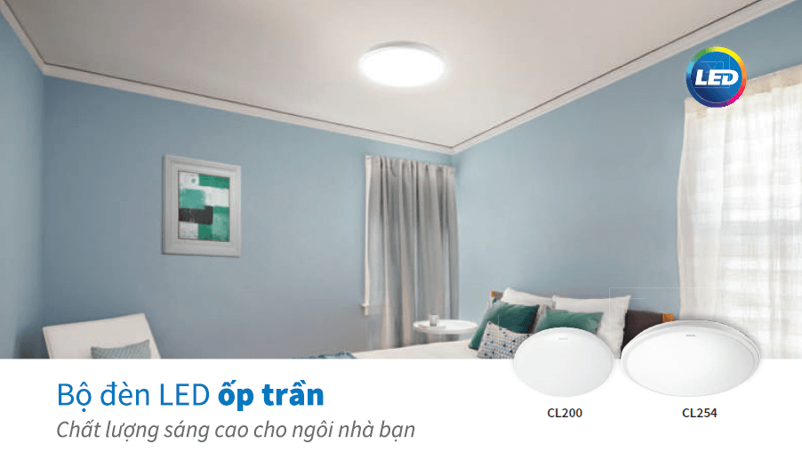 Đèn ốp trần LED Philips CL200 EC RD 6W HV 02 65K LED CEILING Đèn ốp trần LED Philips CL200 EC RD 6W HV 02 65K LED CEILING