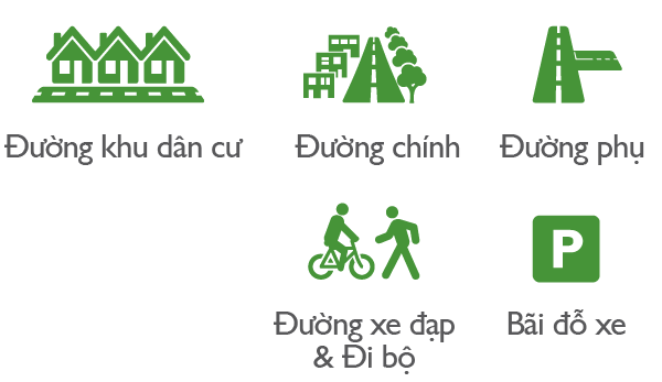 Ứng dụng chung Đèn đường Philips Led Street and Road Lighting SmartBright BRP 13x series chiếu sáng đường phố ngoài trời Ứng dụng chung Đèn đường Philips Led Street and Road Lighting SmartBright BRP 13x series chiếu sáng đường phố ngoài trời