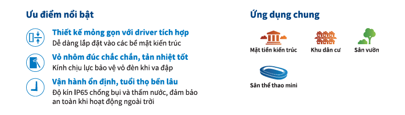 Đèn pha LED Philips BVP150 LED8/WW 220-240V 10W SWB CE Đèn pha LED Philips BVP150 LED8/WW 220-240V 10W SWB CE
