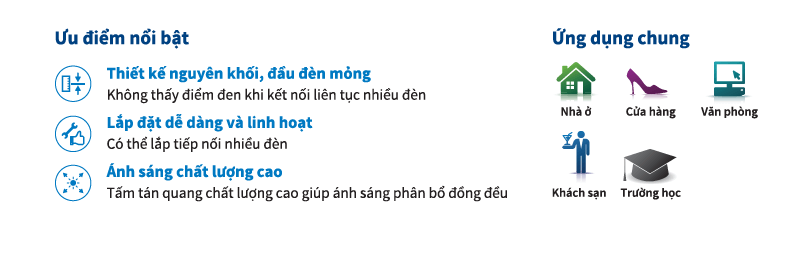 Bộ máng đèn LED Batten T5 Philips BN058C LED3/CW L300 GM, 1.2m Bộ máng đèn LED Batten T5 Philips BN058C LED3/CW L300 GM, 1.2m