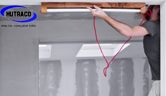 Bộ máng đèn gỗ HUTRA Lighting bóng Ledtube 1m2 Philips 20W sử dụng gắn trần Bộ máng đèn gỗ HUTRA Lighting bóng Ledtube 1m2 Philips 20W sử dụng gắn trần