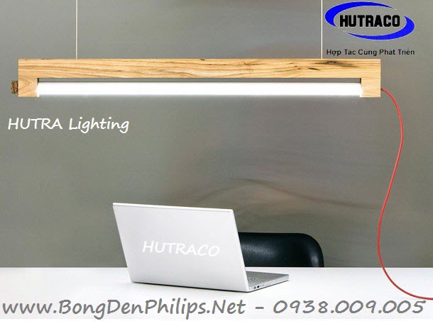 Bộ máng đèn gỗ HUTRA Lighting bóng Ledtube 1m2 Philips 20W khơi nguồn những ý tưởng sáng tạo Bộ máng đèn gỗ HUTRA Lighting bóng Ledtube 1m2 Philips 20W khơi nguồn những ý tưởng sáng tạo