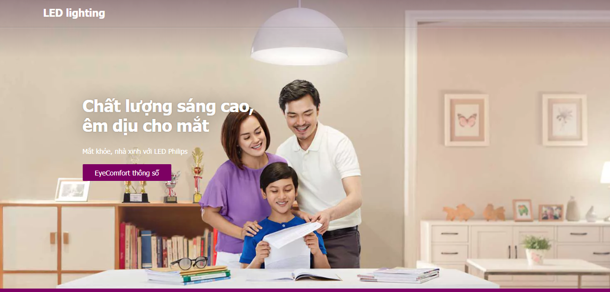 Chất lượng sáng cao êm dịu cho mắt từ đèn Ledbulb Philips Chất lượng sáng cao êm dịu cho mắt từ đèn Ledbulb Philips