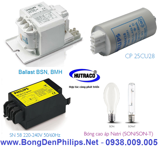 Bộ linh kiện đèn đường cao áp The Everest SPP168 SON-T250W Philips 220V-50Hz (bao gồm tăng phô, kích, tụ, bóng Philips) Bộ linh kiện đèn đường cao áp The Everest SPP168 SON-T250W Philips 220V-50Hz (bao gồm tăng phô, kích, tụ, bóng Philips)