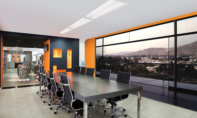 Máng đèn âm trần Led Panel Philips SmartBright 2.0 troffer RC093V chiếu sáng phòng họp Máng đèn âm trần Led Panel Philips SmartBright 2.0 troffer RC093V chiếu sáng phòng họp