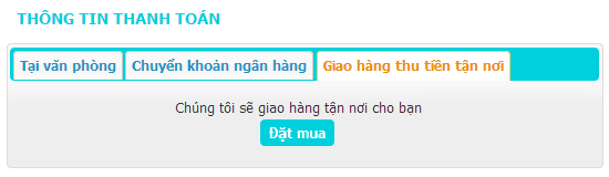 Thanh toán tận nơi Thanh toán tận nơi