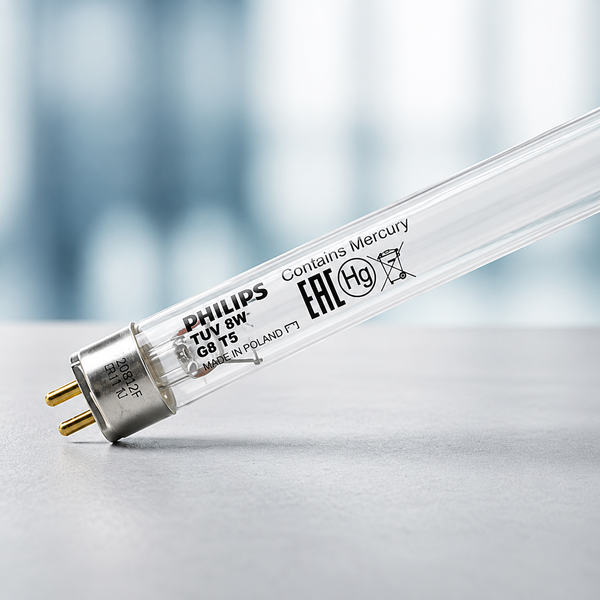✨ Khám phá Bóng đèn tia cực tím diệt khuẩn khử trùng TUV Philips UVC 0m3 TUV 8W G8 T5 - Tinh hoa diệt khuẩn, không gian an lành.