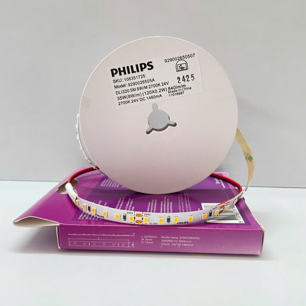 Đèn Trang Trí LED Dây Hắt Trần Philips DLI320 5M 8W/M 2700K 840LM 24V – Kiến tạo không gian sống đẳng cấp
