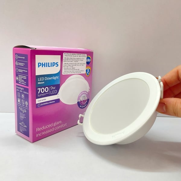 Đèn downlight âm trần Led Philips Meson IO 59449: Ánh sáng tinh tế, nâng tầm không gian sống.