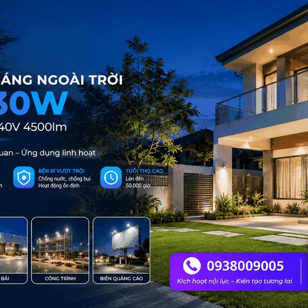 [PHILIPS INSIDE] Đèn Pha LED Floodlight Chiếu Sáng Cây Cảnh Quan CITILIGHT CTL101F 30W LED45/WW 220-240V 4500LM