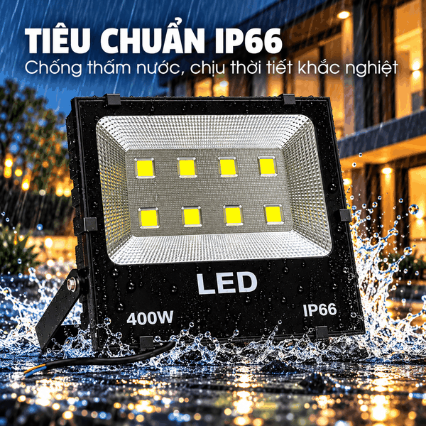 [PHILIPS INSIDE] Đèn Pha LED Floodlight Chiếu Sáng Sân Vận Động Thể Thao CITILIGHT CTL108F 400W LED600/CW 220-240V 60000LM