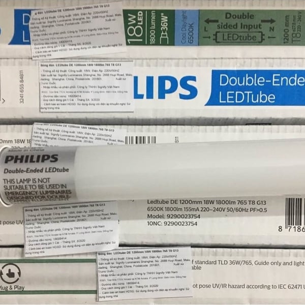 Bóng đèn Led tuýp Philips LEDtube DE 1200mm 18W 765 T8