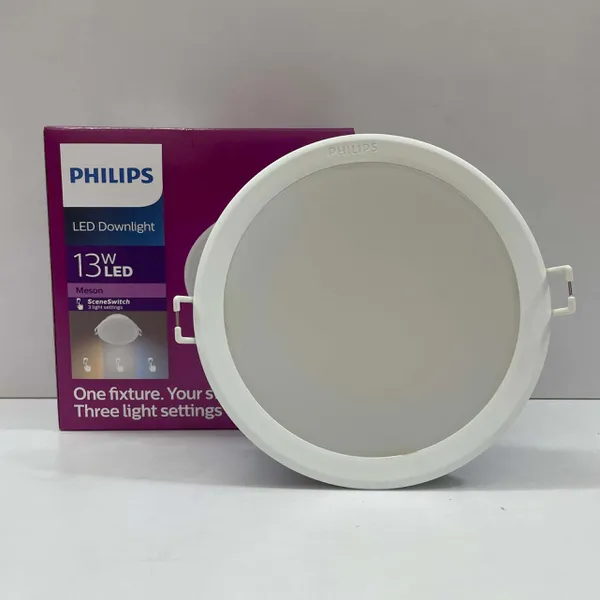 Đèn Downlight âm trần đổi màu Philips Meson SSW 125 13W WH recessed