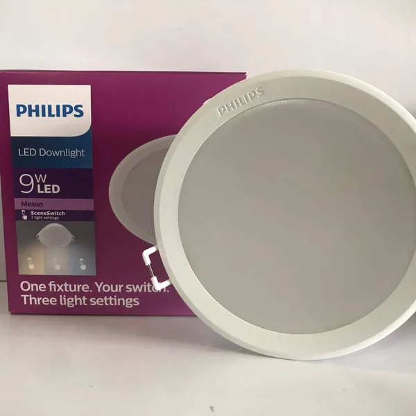 Đèn Downlight LED âm trần đổi màu Philips Meson SSW 105 9W WH recessed