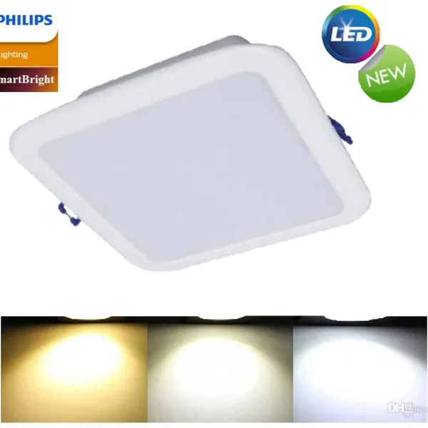 Bộ đèn downlight âm trần VUÔNG LED Philips DN027B LED6/NW L100 SQR 7W