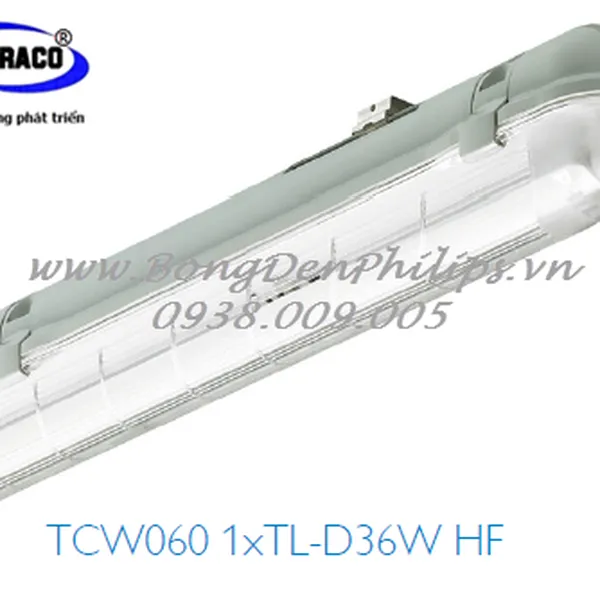 Bộ đèn huỳnh quang chống thấm Philips - TCW060 1xTL-D36W