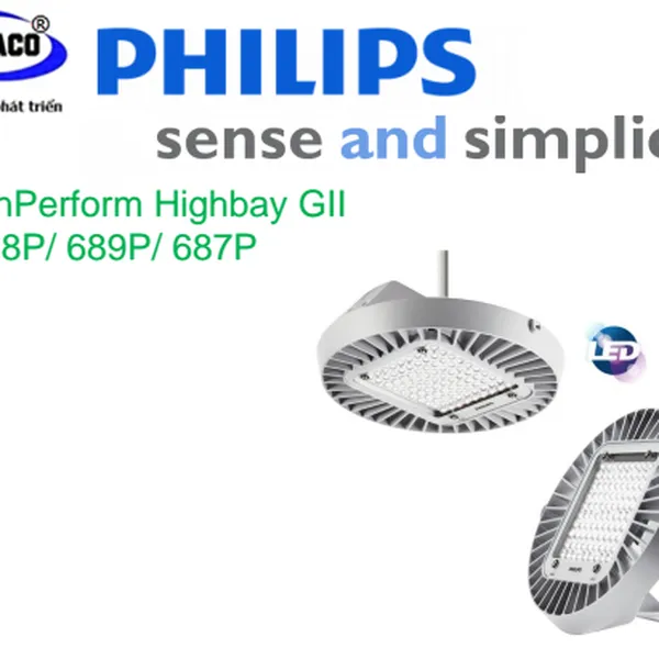 Bộ đèn pha Highbay LED Philips GreenPerform GII BY687/688/689P