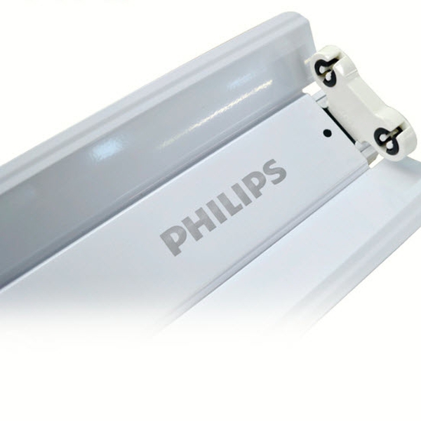 Bộ máng đèn chóa phản quang nhà xưởng 2 bóng Ledtube Philips BN011C 2xTLED L1200 2R