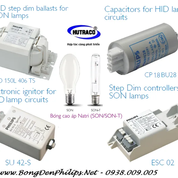 Bộ ruột đèn cao áp 2 cấp công suất Philips 150W - 100W chiếu sáng tiết kiệm điện năng cho những tuyến đường nội bộ