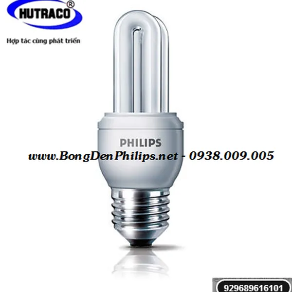 Bóng đèn tiết kiệm điện Philips - Bóng đèn Compact Phliips Ginie 5W 2U