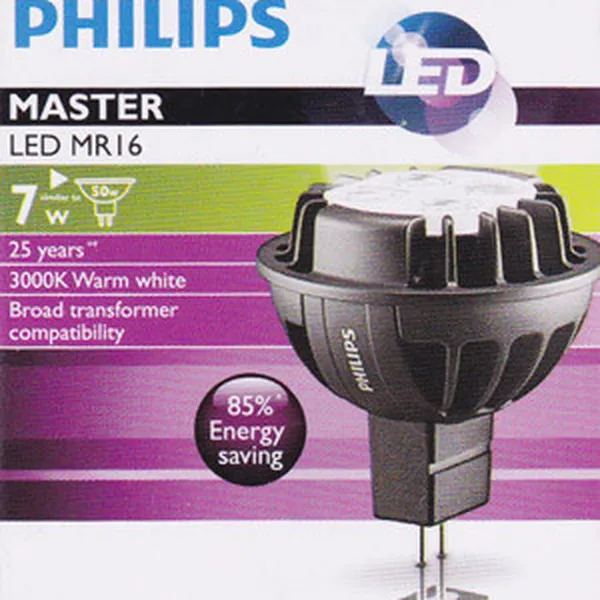 Bóng đèn Master Led Philips 7W-50W 2700/3000K MR16 36D Dim