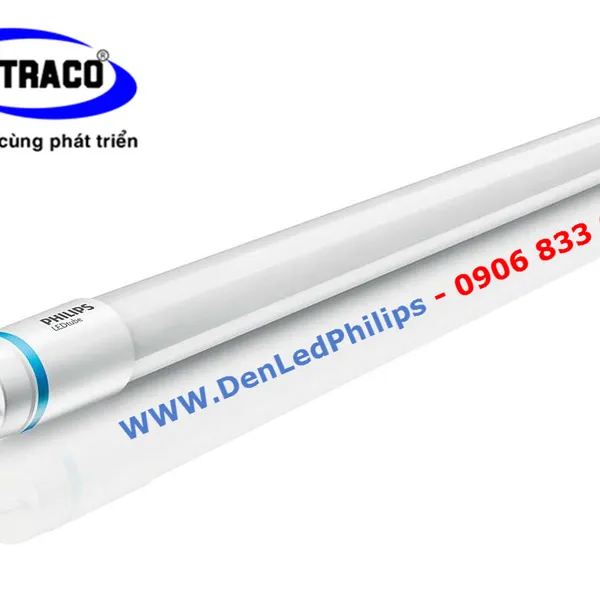 Bóng đèn led tuýp Philips Master LedTube UO 1m2 15W/865 T8 quang thông 2,500lm chiếu sáng tiết kiệm cho nhà xưởng, văn phòng