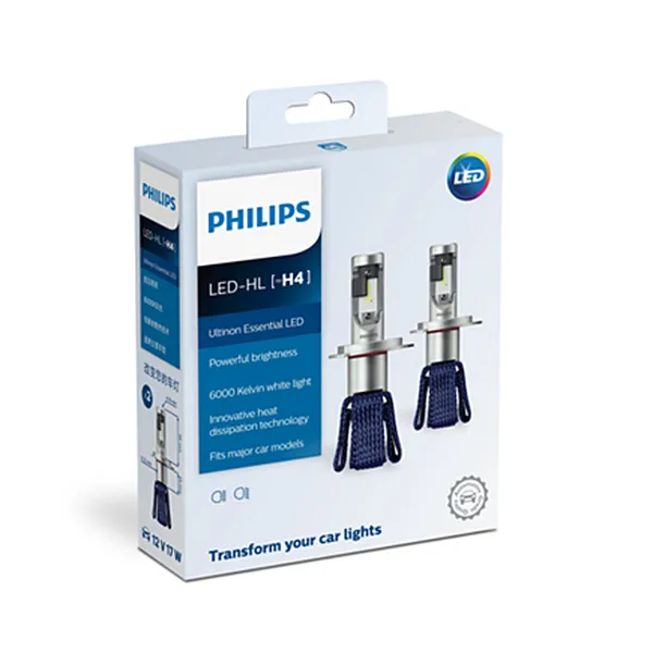 Bóng đèn pha Led xe ô tô/ xe hơi Philips Ultinon LED H4 11342 6000K