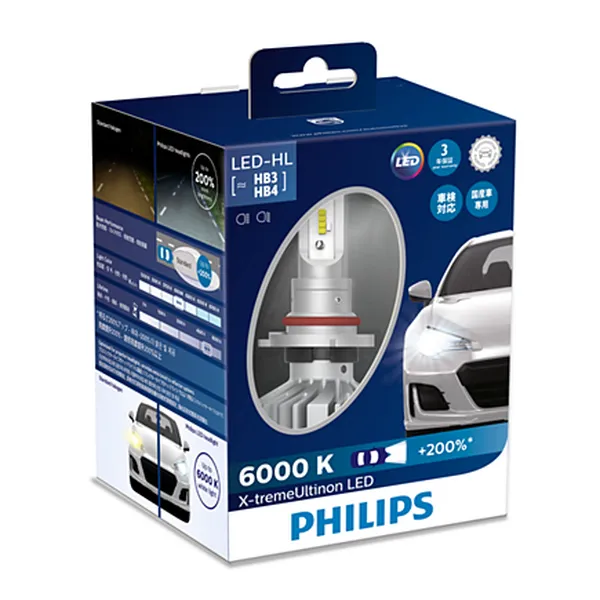 Bóng đèn pha Led xe ô tô/ xe hơi Philips X-tremeUltinon LED HB3/4 11005 6000K