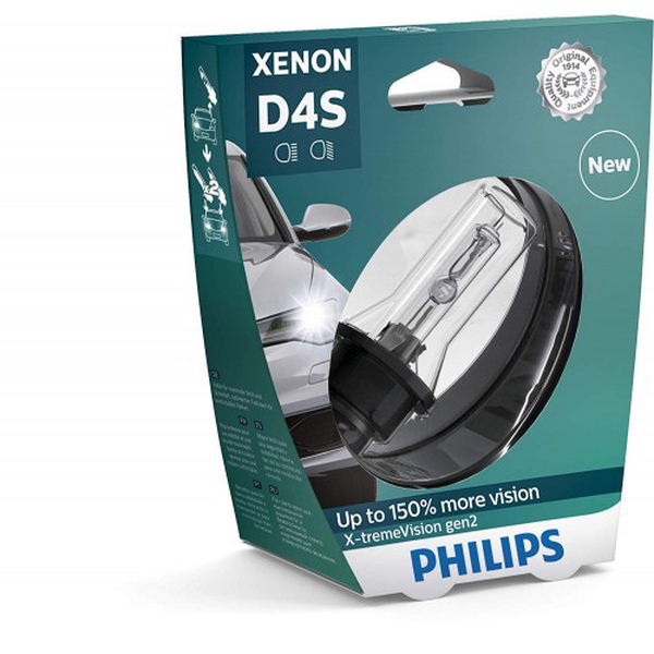 Bóng đèn pha ôtô/ xe hơi Philips Xenon D4S 42402 42V 35W C1 sáng vàng tiêu chuẩn 4200K