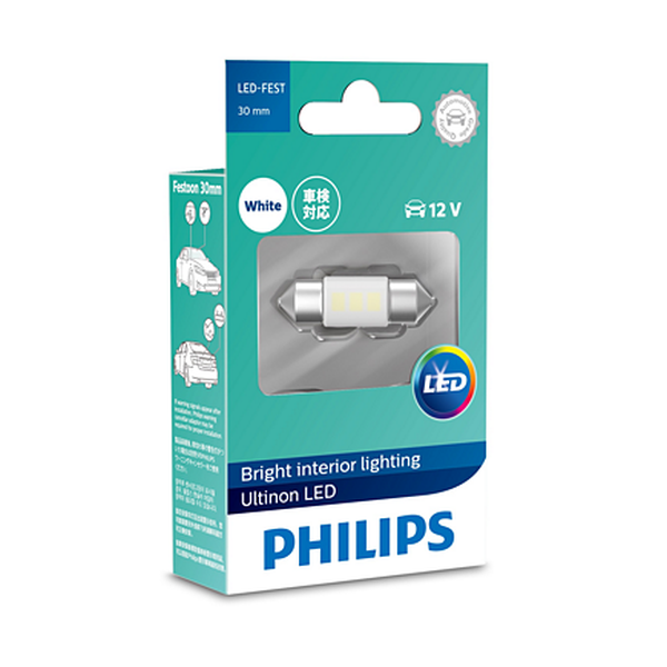 Bóng đèn tín hiệu Led xe ô tô/ xe hơi Philips Fest T10 LED 11860 12V 6000K