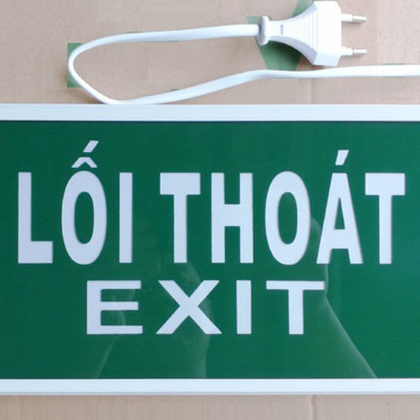Đèn Exit lối thoát hiểm 2 mặt 3W The Exit light - EXLF23SC