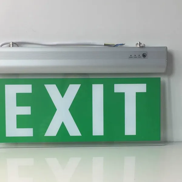 Đèn Exit lối thoát hiểm 2 mặt treo trần 3W The Exit light - EXLA23SC