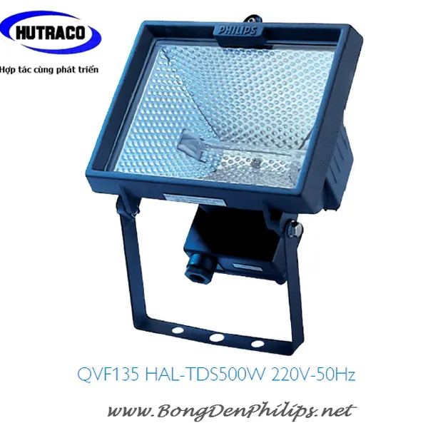 Đèn pha cao áp Philips QVF135 - bộ đèn pha Halogen 500W