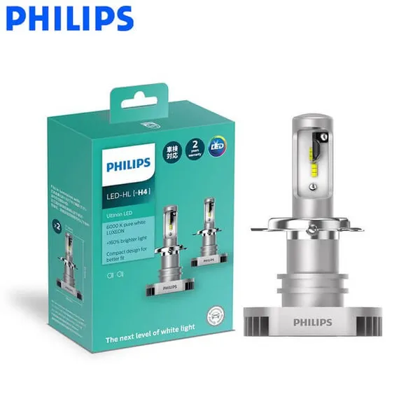 H4 LED 11342 6000K + 160% - Bóng đèn pha Led xe ô tô/ xe hơi Philips Ultinon H4 LED 11342 6000K + 160%