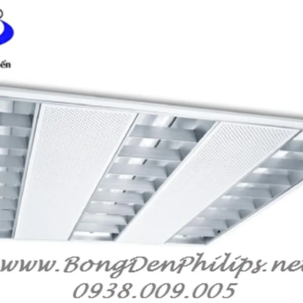 Máng đèn huỳnh quang âm trần Philips choá tản quang TBS299 3xTL5- 28W