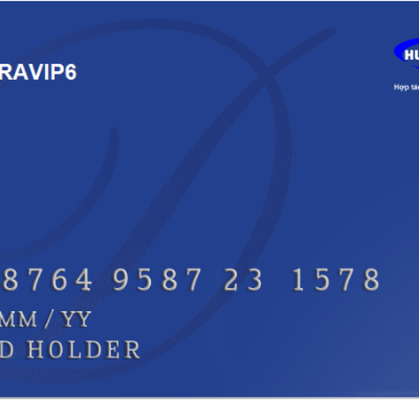 Thẻ thành viên HUTRAVIP6