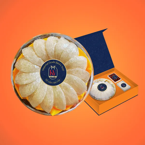 Premium Dried Bird's Nest - Luxury Grade (100G)