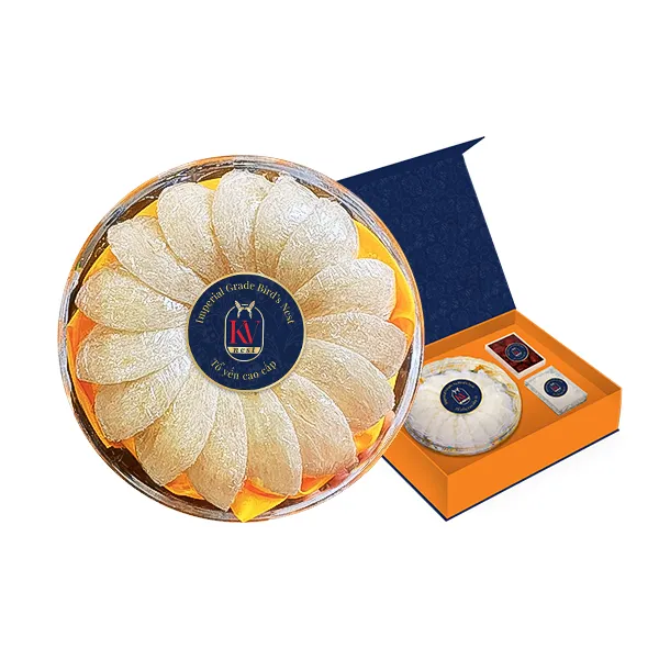 Premium Dried Bird's Nest - Luxury Grade (100G)