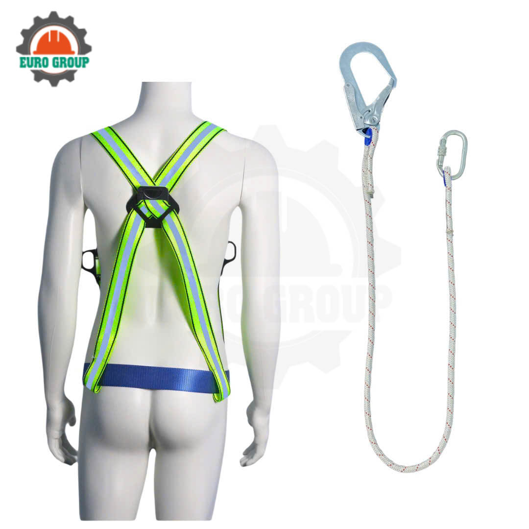 Dây đai bán thân KV5 khóa vuông 1 móc dây thừng