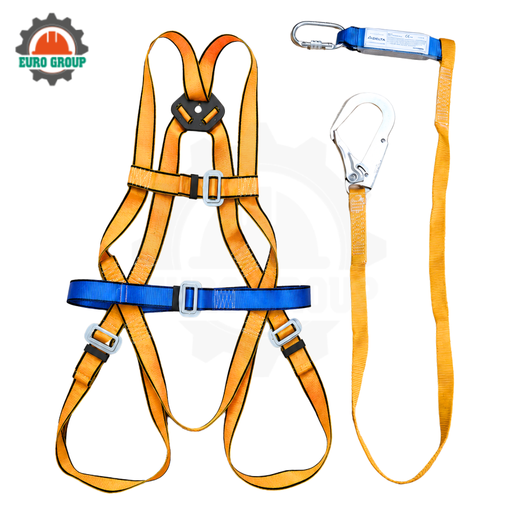 Dây Đai An Toàn DPS1 Professional Shock 01 Móc Có Bộ Giảm Xóc Dây Đai An Toàn DPS1 Professional Shock 01 Móc Có Bộ Giảm Xóc