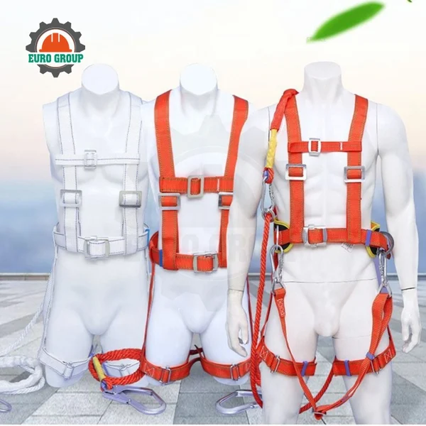 Dây Đai An Toàn Toàn Thân 2 Móc Màu Đỏ Dây Đai An Toàn Toàn Thân 2 Móc Màu Đỏ