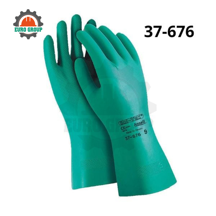 Găng Tay Chống Hóa Chất Ansell 37-676 Chống Hóa Chất, Chống Mài Mòn Găng Tay Chống Hóa Chất Ansell 37-676 Chống Hóa Chất, Chống Mài Mòn
